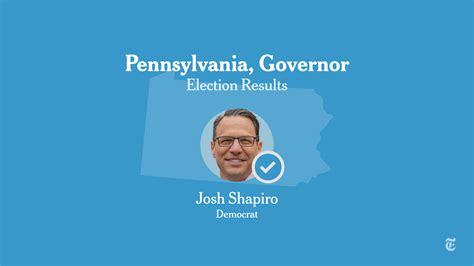 pa governor primary results